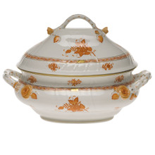 Herend Chinese Bouquet Rust Soup Tureen with Branch 4 qt AOG---01002-0-02