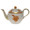 Herend Chinese Bouquet Rust Tea Pot with Butterfly 12 oz AOG---01608-0-17