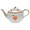 Herend Chinese Bouquet Rust Tea Pot with Rose 84 oz AOG---01603-0-09