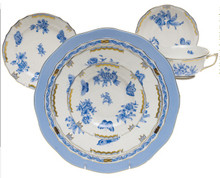 Herend Fortuna Blue 5-Piece Place Setting