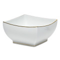 Herend Golden Edge Square Bowl Small 5.5 in HDE---02187-0-00