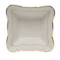 Herend Golden Edge Square Dish Small 4.75 in HDE---00188-0-00