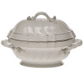 Herend Platinum Edge Tureen with Branch 2 qt. HDE-PT01014-0-02