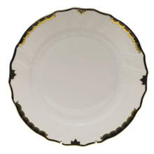 Herend Princess Victoria Black Dinner Plate 10.5 in A-BGNN01524-0-00