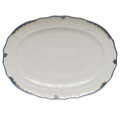 Herend Princess Victoria Blue Oval Platter 15 in A-BGNB01102-0-00