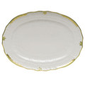 Herend Princess Victoria Green Oval Platter 15 in A-BGN-01102-0-00