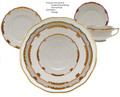 Herend Princess Victoria Rust 5-piece Place Setting