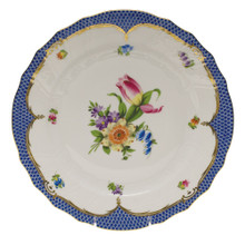 Herend Printemps with Blue Border Dinner Plate No.3 10.5 in BT-EB-01524-0-03