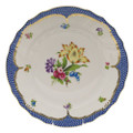 Herend Printemps with Blue Border Dinner Plate No.6 10.5 in BT-EB-01524-0-06