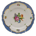 Herend Printemps with Blue Border Bread and Butter No.2 6 in BT-EB-01515-0-02