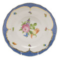 Herend Printemps with Blue Border Dessert Plate No.2 8.25 in BT-EB-01520-0-02