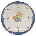 Herend Printemps with Blue Border Dessert Plate No.5 8.25 in BT-EB-01520-0-05