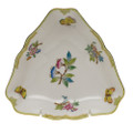 Herend Queen Victoria Triangle Dish Small 5.75 in VBA---00192-0-00