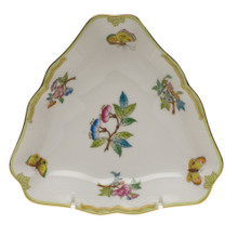 Herend Queen Victoria Triangle Dish Small 5.75 in VBA---00192-0-00