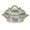 Herend Queen Victoria Covered Vegetable Bowl with Branch Medium 2.5 pt VBO---00042-0-02