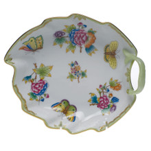 Herend Queen Victoria Leaf Dish 7.75 in VBO---00204-0-00
