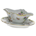 Herend Queen Victoria Gravy Boat with fixed Stand VBO---00234-0-00