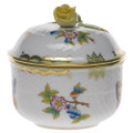 Herend Queen Victoria Sugar Bowl with Rose 6 oz VBO---01463-0-09