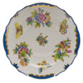 Herend Queen Victoria Blue Border Salad Plate 7.5 in VBO-Y301518-0-00