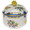 Herend Queen Victoria Blue Border Sugar Bowl with Rose 6 oz VBO-Y301463-0-09