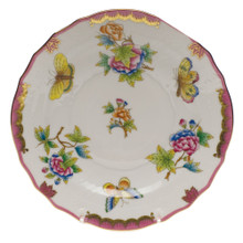 Herend Queen Victoria Pink Border Salad Plate 7.5 in VBO-Y401518-0-00