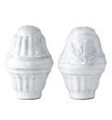 The Incanto Collection draws its inspiration from the maestro artisans' family dinnerware heirlooms of many generations and the best art and architecture of his famous country. The Incanto white salt & pepper shakers are the perfect touch for any table setting. Dishwasher, microwave, oven, and freezer safe. Made of terra marrone (brown clay) in Veneto