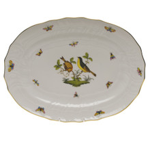 Herend Rothschild Bird Oval Platter 15 in RO----01102-0-00