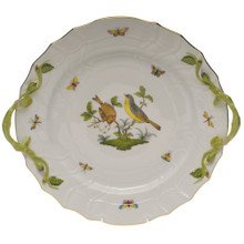 Herend Rothschild Bird Chop Plate with Handles 12 in RO----01173-0-00