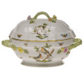 Herend Rothschild Bird Soup Tureen with Branch 2 qt RO----01014-0-02