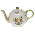 Herend Rothschild Bird Tea Pot with Butterfly 12 oz RO----01608-0-17
