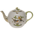 Herend Rothschild Bird Tea Pot with Rose 60 oz RO----01604-0-09