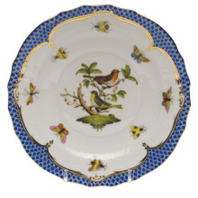 Herend Rothschild Bird Borders Blue Salad Plate No. 3 7.5 in RO-EB-01518-0-03