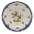 Herend Rothschild Bird Borders Blue Salad Plate No. 10 7.5 in RO-EB-01518-0-10
