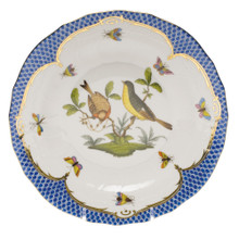 Herend Rothschild Bird Borders Blue Dessert Plate No.7 8.25 in RO-EB-01520-0-07