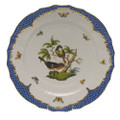 Herend Rothschild Bird Borders Blue Service Plate No.2 11 in RO-EB-01527-0-02