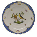 Herend Rothschild Bird Borders Blue Service Plate No.7 11 in RO-EB-01527-0-07