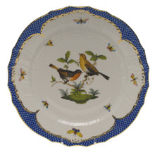 Herend Rothschild Bird Borders Blue Service Plate No.9 11 in RO-EB-01527-0-09
