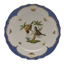 Herend Rothschild Bird Borders Blue Service Plate No.12 11 in RO-EB-01527-0-12