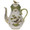 Herend Rothschild Bird Borders Green Coffee Pot with Bird 36 oz RO-EV-01613-0-05