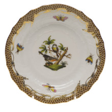Herend Rothschild Bird Borders Brown Bread and Butter Plate No.2 6 in ROETM201515-0-02