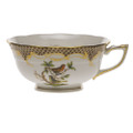 Herend Rothschild Bird Borders Brown Tea Cup No.3 8 oz ROETM200734-2-03