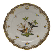 Herend Rothschild Bird Borders Brown Service Plate No.5 11 in ROETM201527-0-05