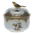 Herend Rothschild Bird Borders Brown Sugar Bowl 6 oz ROETM201463-0-05