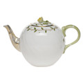 Herend Rothschild Garden Tea Pot with Rose 36 oz ROGD--01605-0-09
