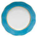 Herend Silk Ribbon Turquoise Dessert Plate 8.25 in CTQ2--20520-0-00