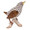 Herend House Wren Fishnet Brown 2.5 x 2.75 in SVHBR205098-0-00