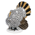 Herend Tom Turkey Fishnet Black 2.5 x 3.25 in VHNM--05230-0-00