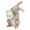 Herend Easter Bunny Fishnet Brown 1.75 x 2.25 in SVHBR205436-0-00