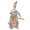 Herend Large Bunny with Carrot Fishnet Black 7.75 in SVHBR215097-0-00
