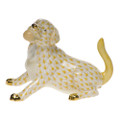 Herend Labrador with Ball Fishnet Butterscotch 3 in SVHJM-15847-0-00